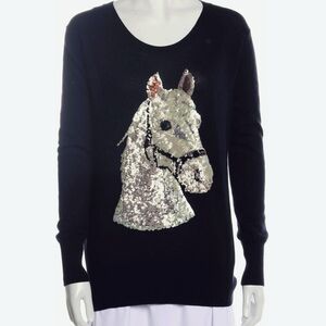 Markus Lupfer Embellished Horse Sweater